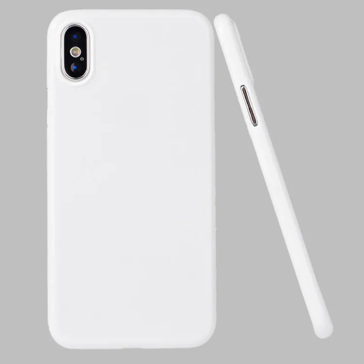 0.35mm Thin Glossy PP Case For iPhone X