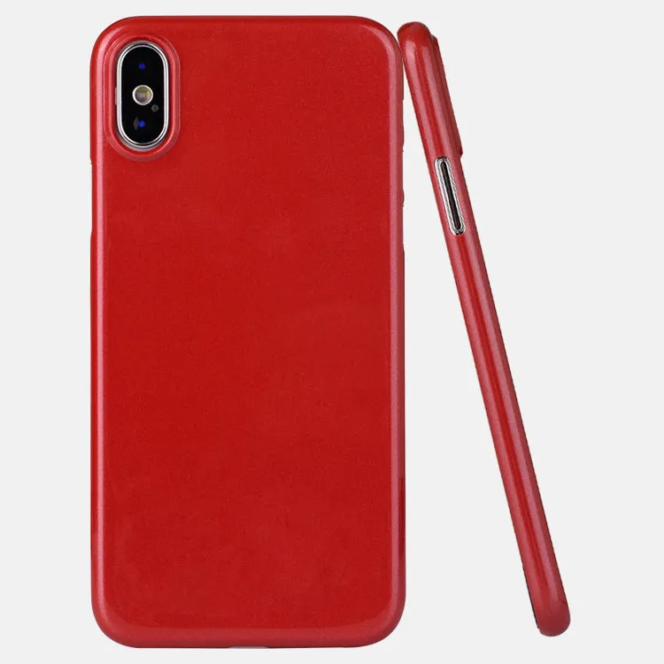 0.35mm Thin Glossy PP Case For iPhone X