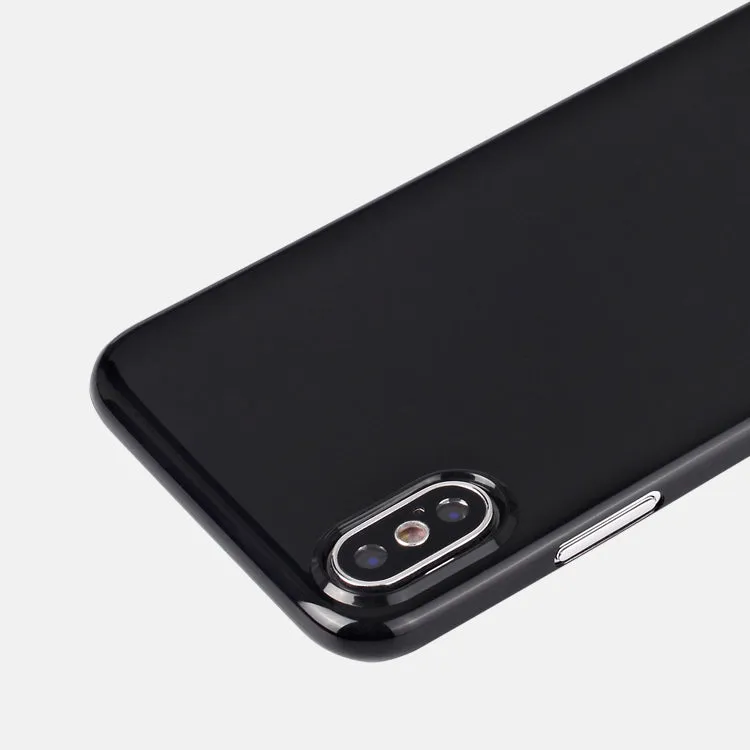 0.35mm Thin Glossy PP Case For iPhone X