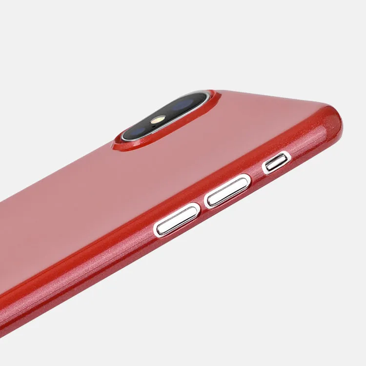 0.35mm Thin Glossy PP Case For iPhone X