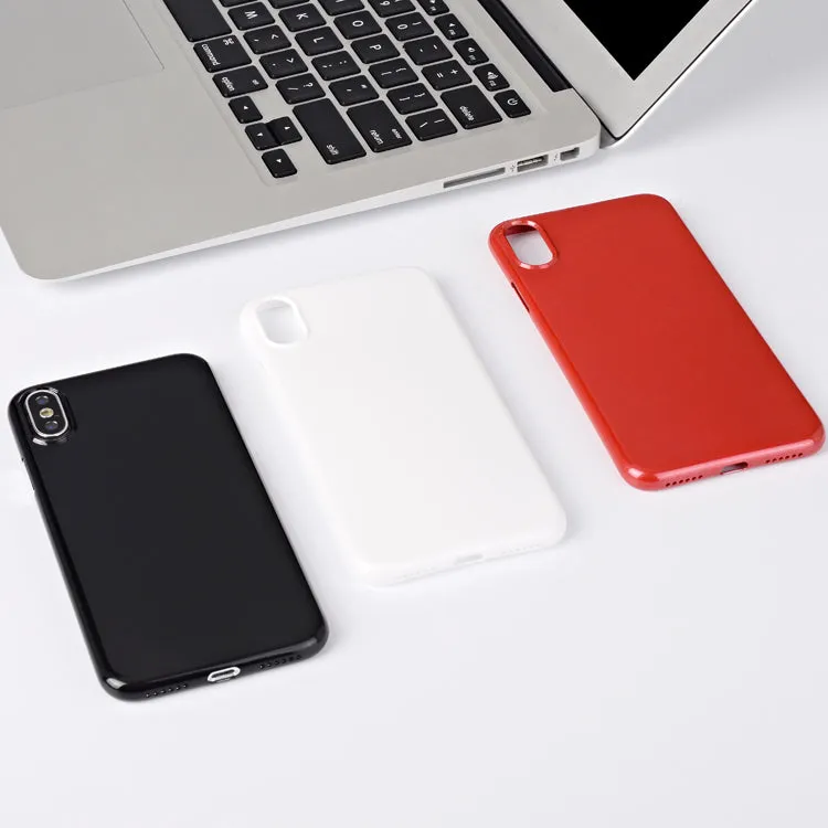 0.35mm Thin Glossy PP Case For iPhone X