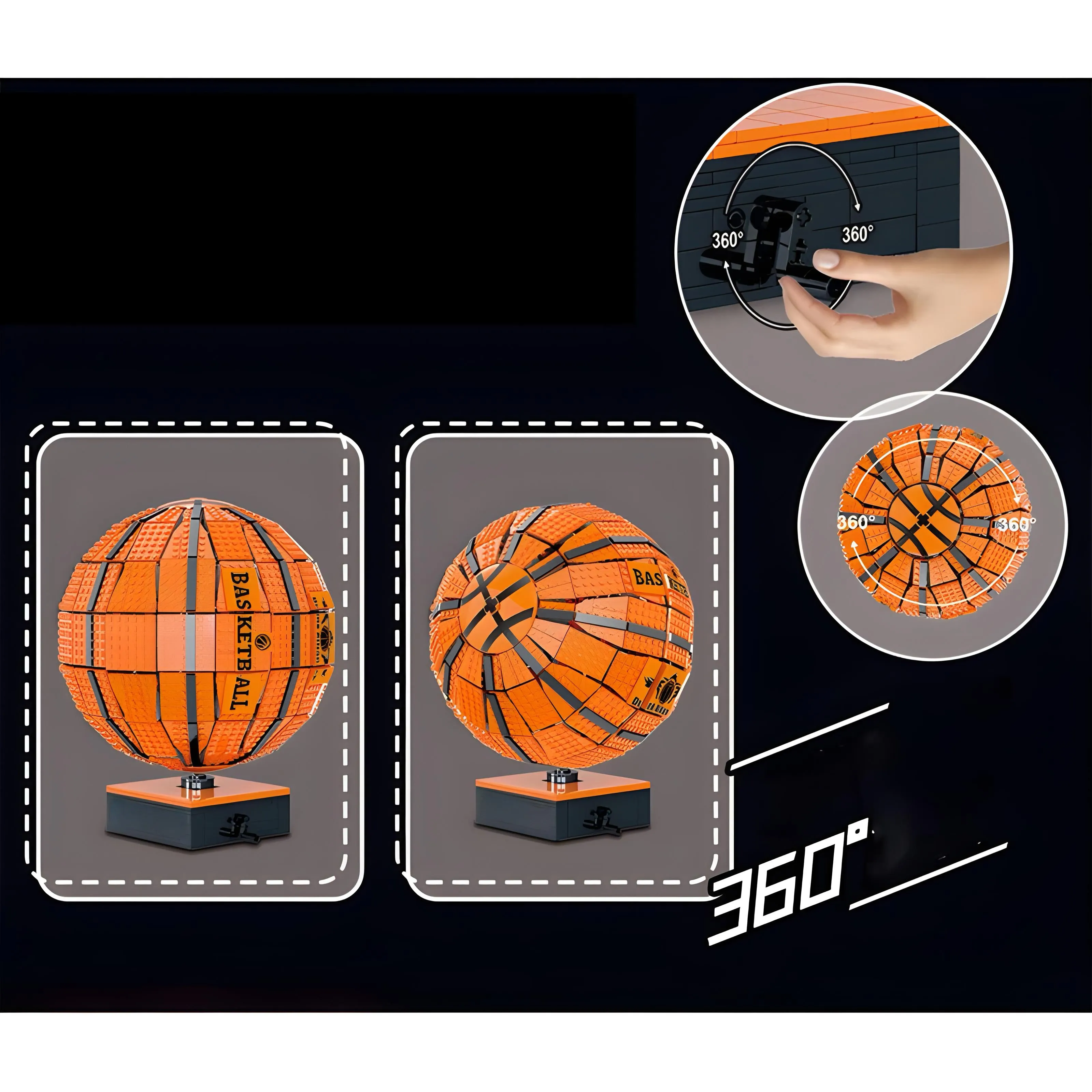 1:1 SCALE BASKETBALL | 2220PCS