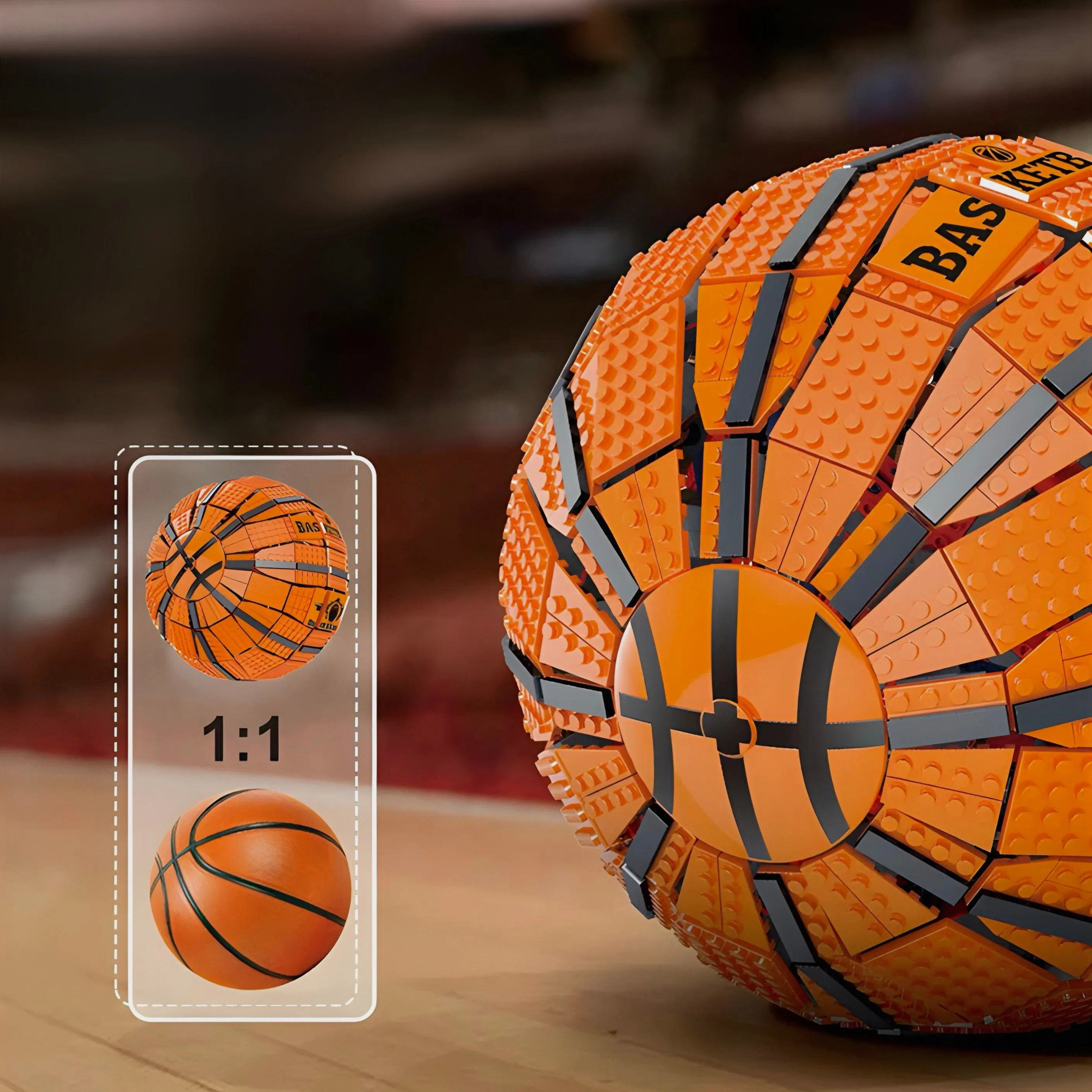 1:1 SCALE BASKETBALL | 2220PCS