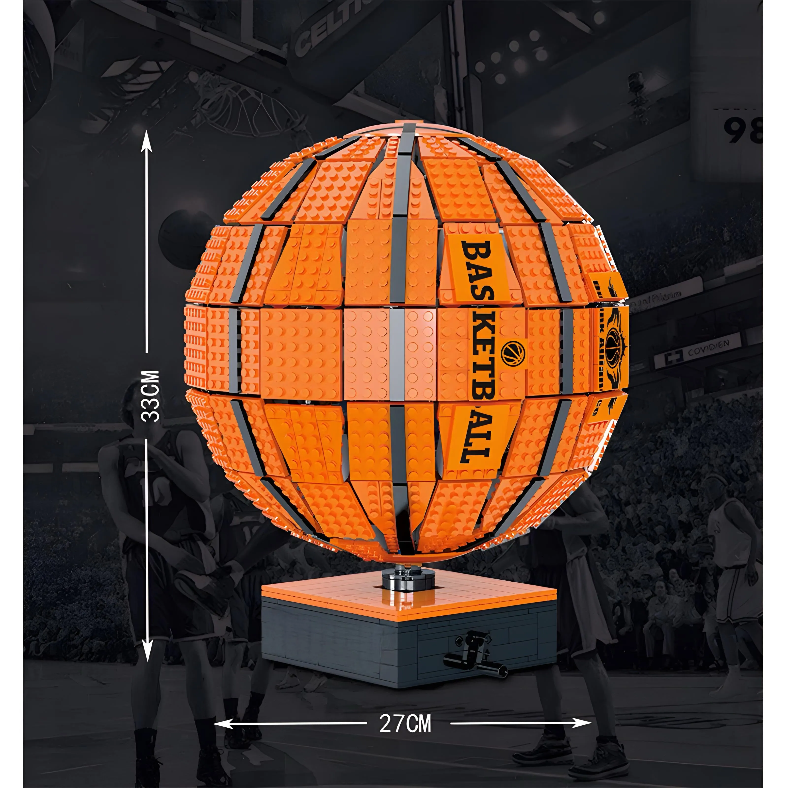 1:1 SCALE BASKETBALL | 2220PCS