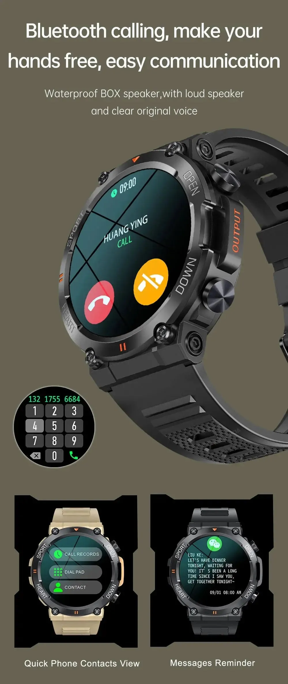 1.39-Inch HD Bluetooth Smartwatch