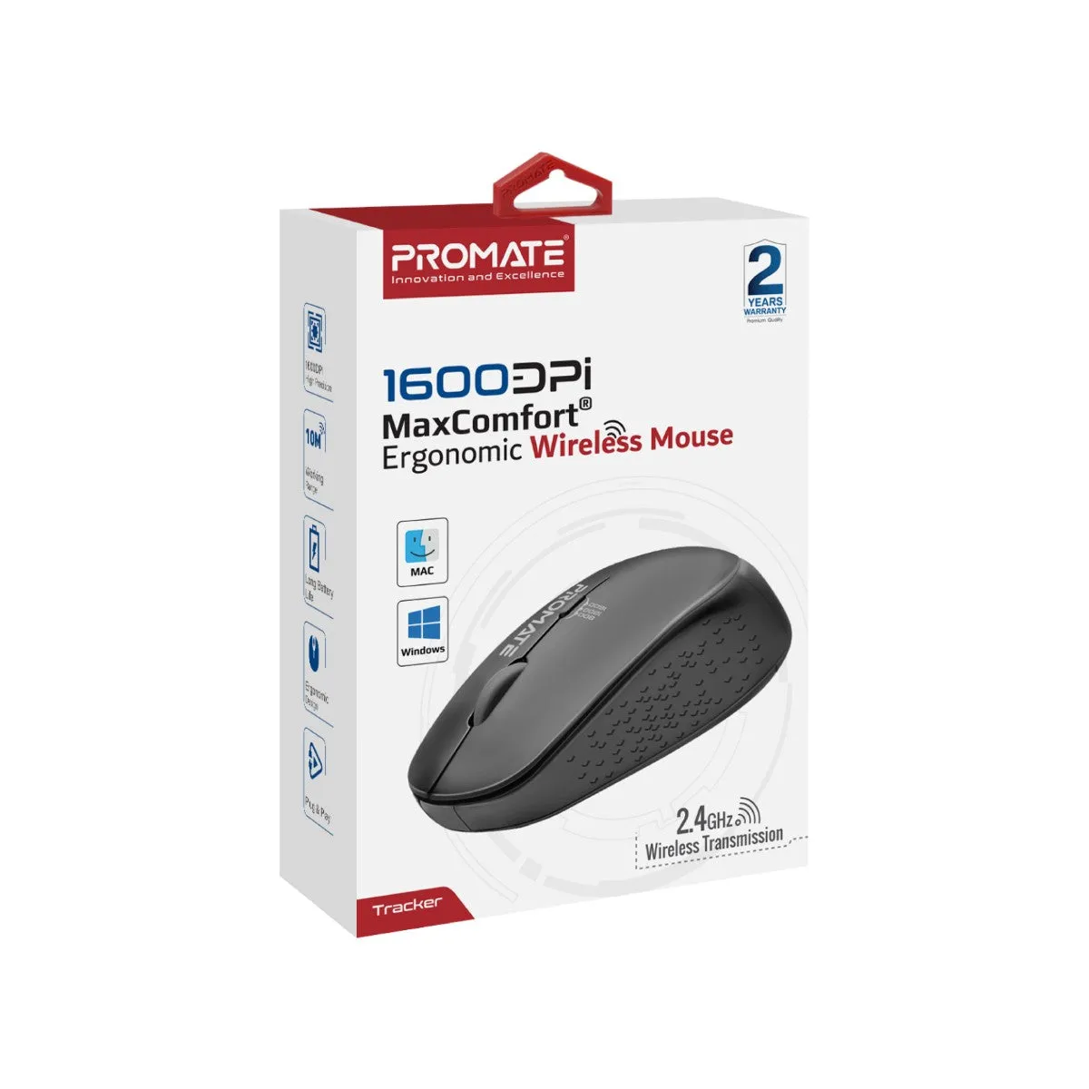 1600DPI MaxComfort® Ergonomic Wireless Mouse