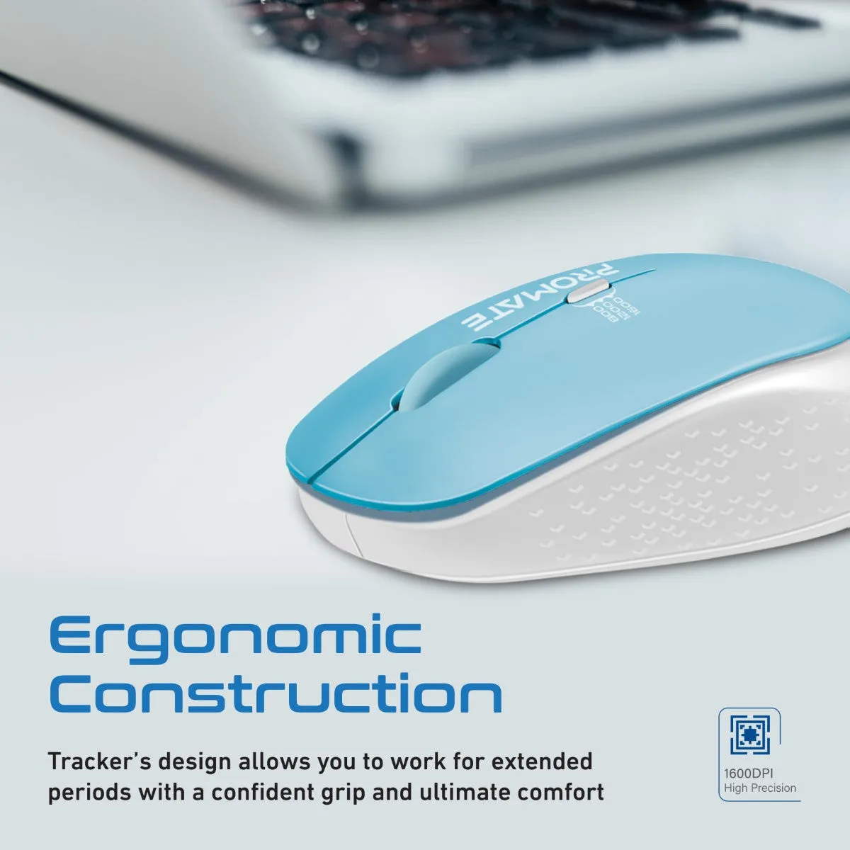 1600DPI MaxComfort® Ergonomic Wireless Mouse