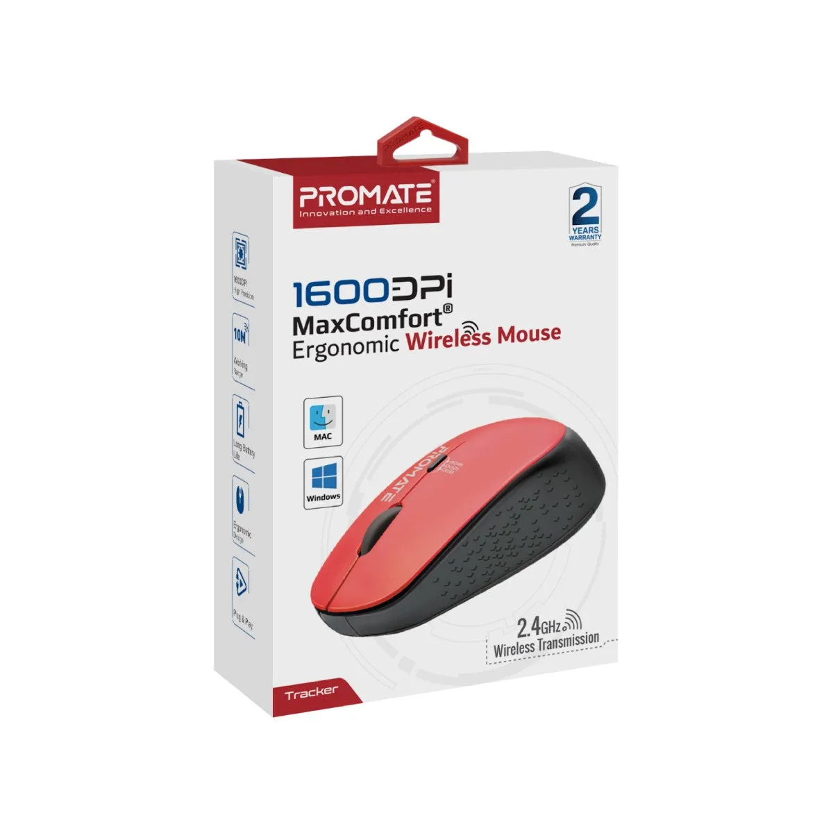 1600DPI MaxComfort® Ergonomic Wireless Mouse