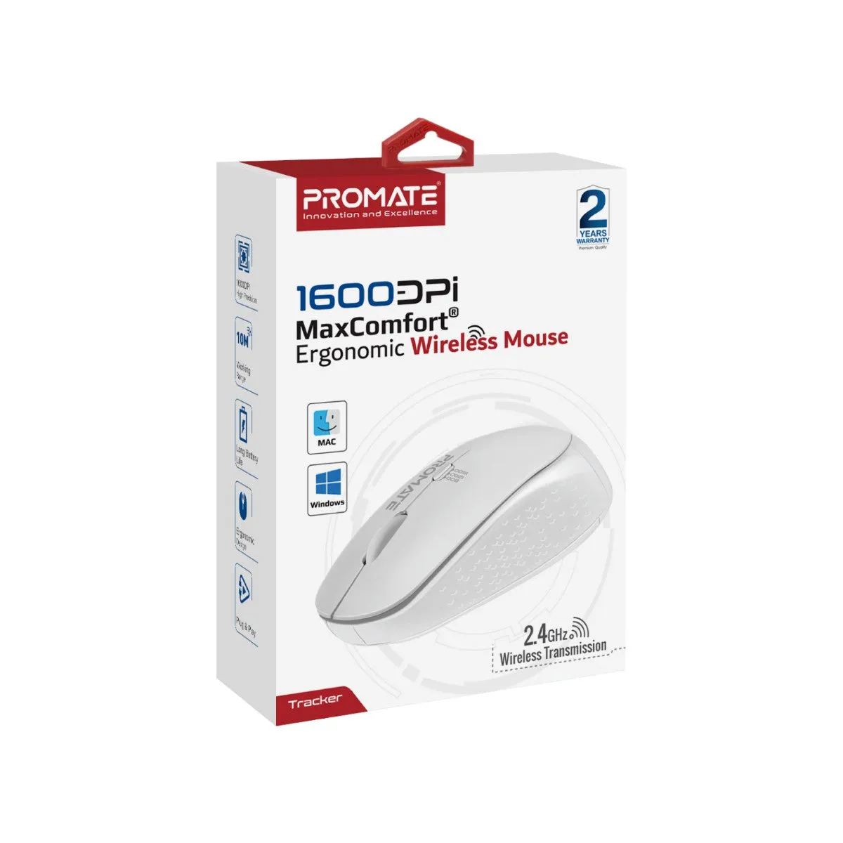 1600DPI MaxComfort® Ergonomic Wireless Mouse