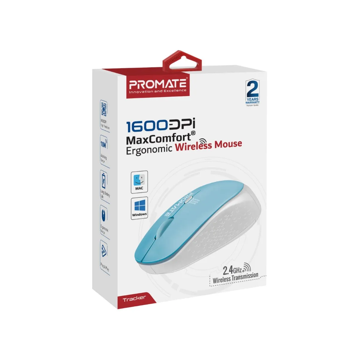 1600DPI MaxComfort® Ergonomic Wireless Mouse