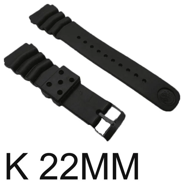 16mm 18mm 20mm 22mm Watchband Silicone Rubber Bands For  casio Watches EF Replace Electronic Wristwatch Band Sports Watch Straps