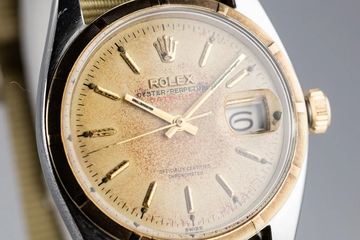 1955 Rolex Two Tone Red DateJust 6305 with Tropical Dial and Papers