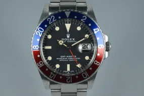 1968 Rolex GMT 1675 with Service Case