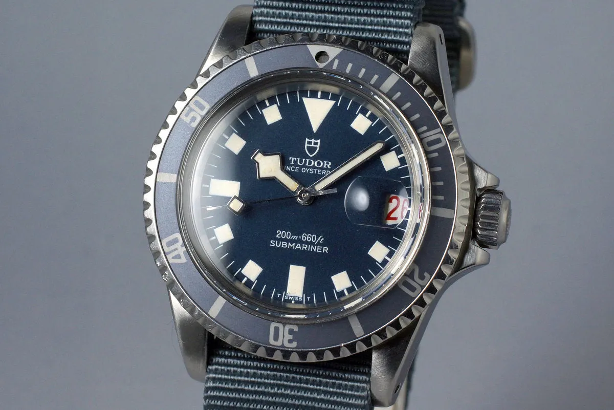 1968 Tudor Submariner 7021/0 Blue Snowflake Dial with "Kissing 40 Ghost" Insert