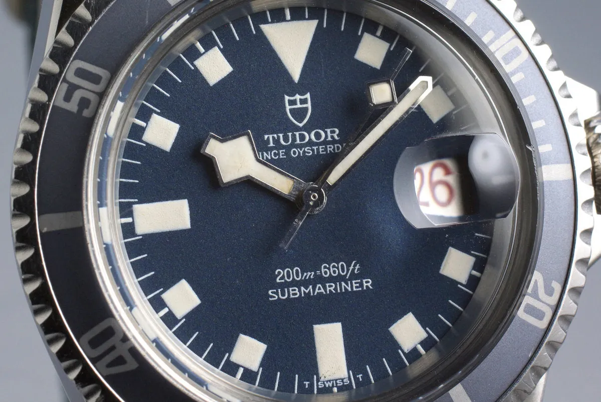 1968 Tudor Submariner 7021/0 Blue Snowflake Dial with "Kissing 40 Ghost" Insert