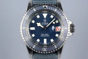 1968 Tudor Submariner 7021/0 Blue Snowflake Dial with "Kissing 40 Ghost" Insert