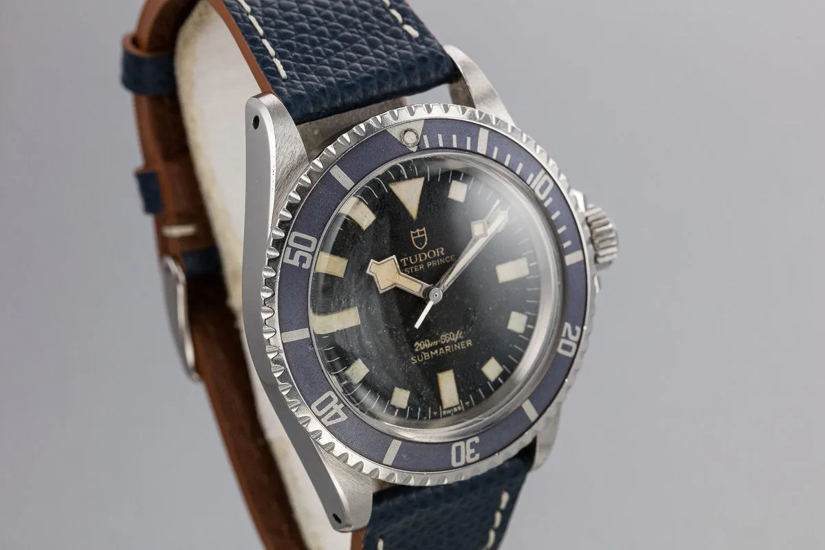 1974 Tudor Snowflake Submariner 7016/0 Blue Dial