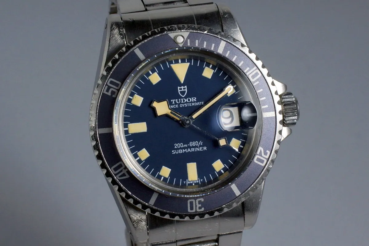 1975 Tudor Submariner 9411/0 Blue Snowflake