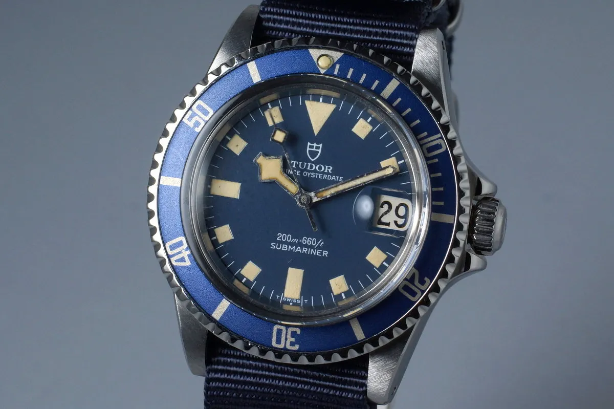 1977 Tudor Submariner R94110 Blue Snowflake