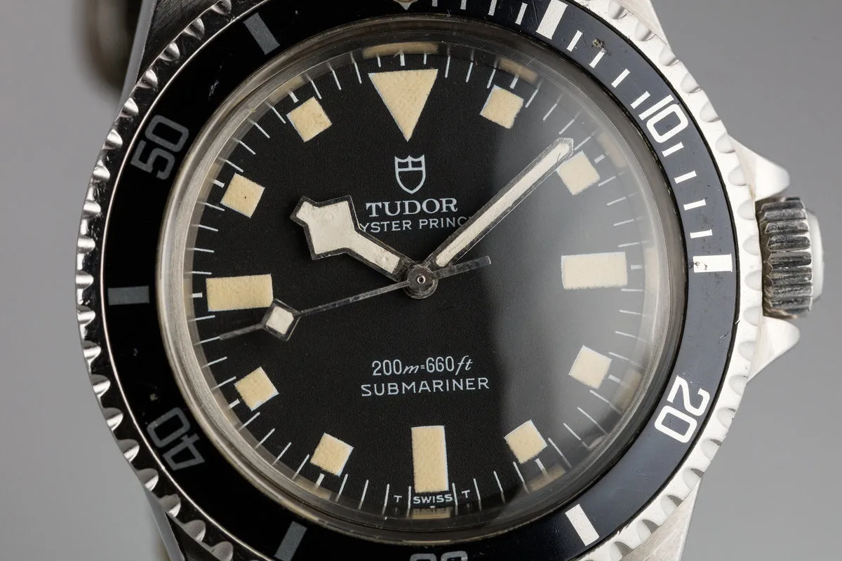 1979 Tudor Snowflake Submariner 94010 Black Dial