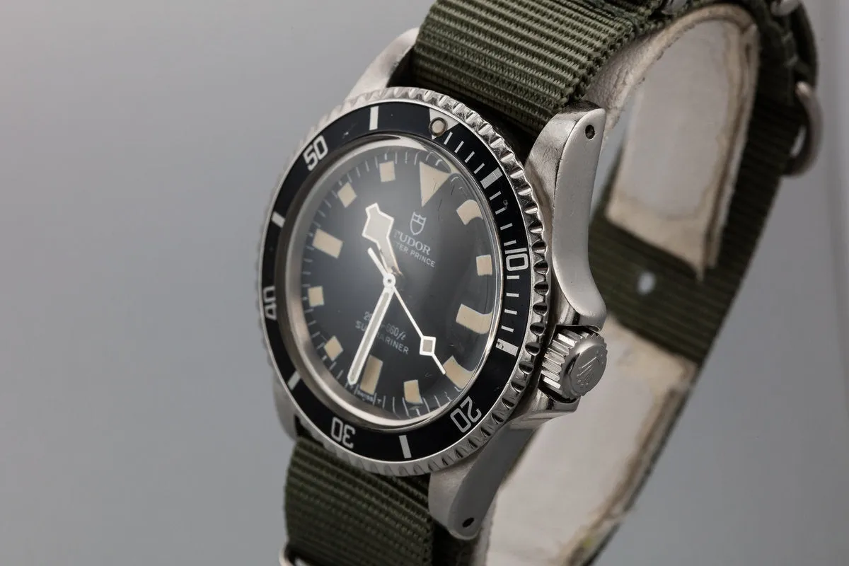 1979 Tudor Snowflake Submariner 94010 Black Dial