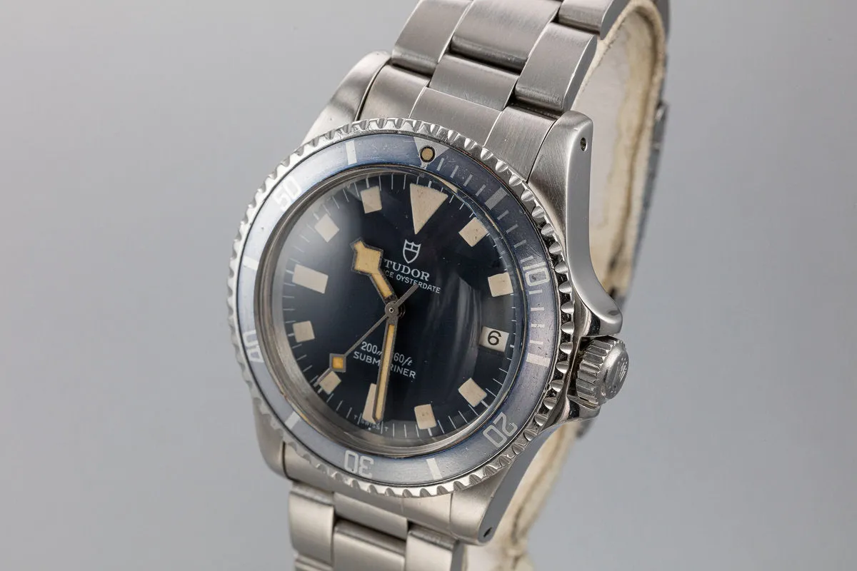 1979 Tudor Snowflake Submariner 94110 Blue Dial with Box and Papers