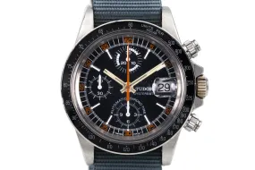 1980 Tudor Chronograph Big Block 94200 3 Register Monte Carlo