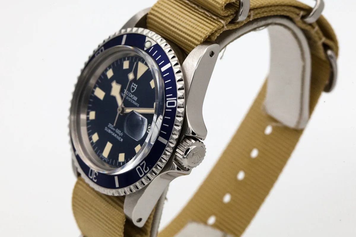 1981 Tudor Submariner 94110 Blue Snowflake