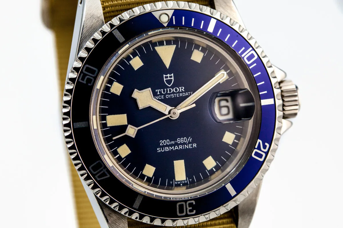 1981 Tudor Submariner 94110 Blue Snowflake