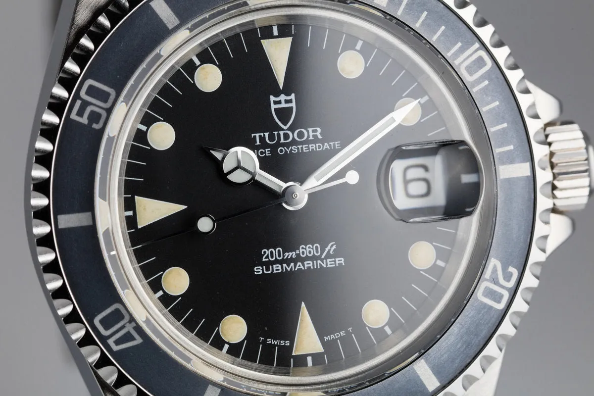 1995 Tudor Submariner 79090 with Faded Bezel insert and Box and Papers