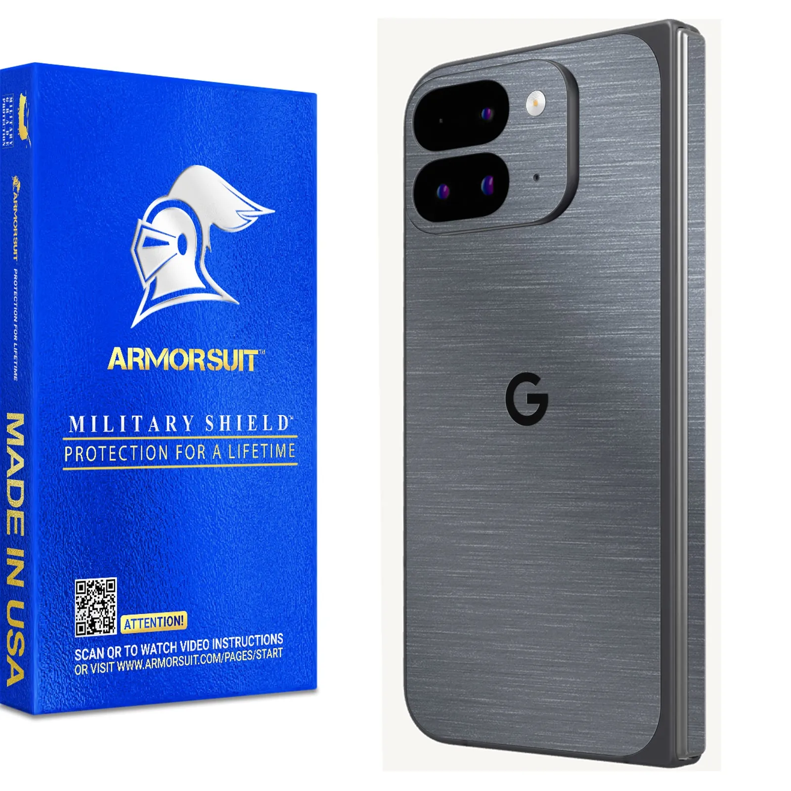 [2 Pack] Armorsuit MilitaryShield Vinyl Skin Wrap Film for Google Pixel 9 Pro Fold