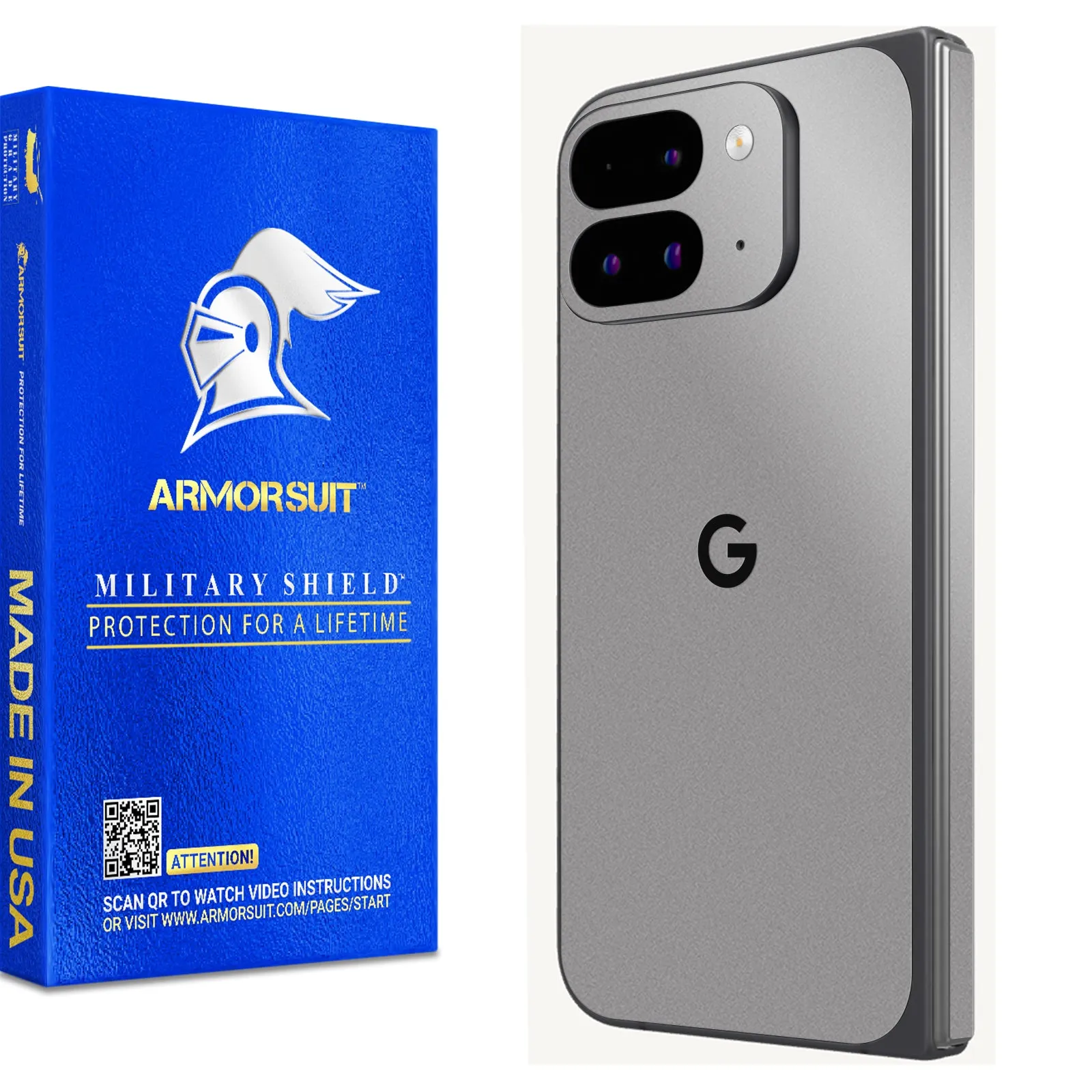 [2 Pack] Armorsuit MilitaryShield Vinyl Skin Wrap Film for Google Pixel 9 Pro Fold