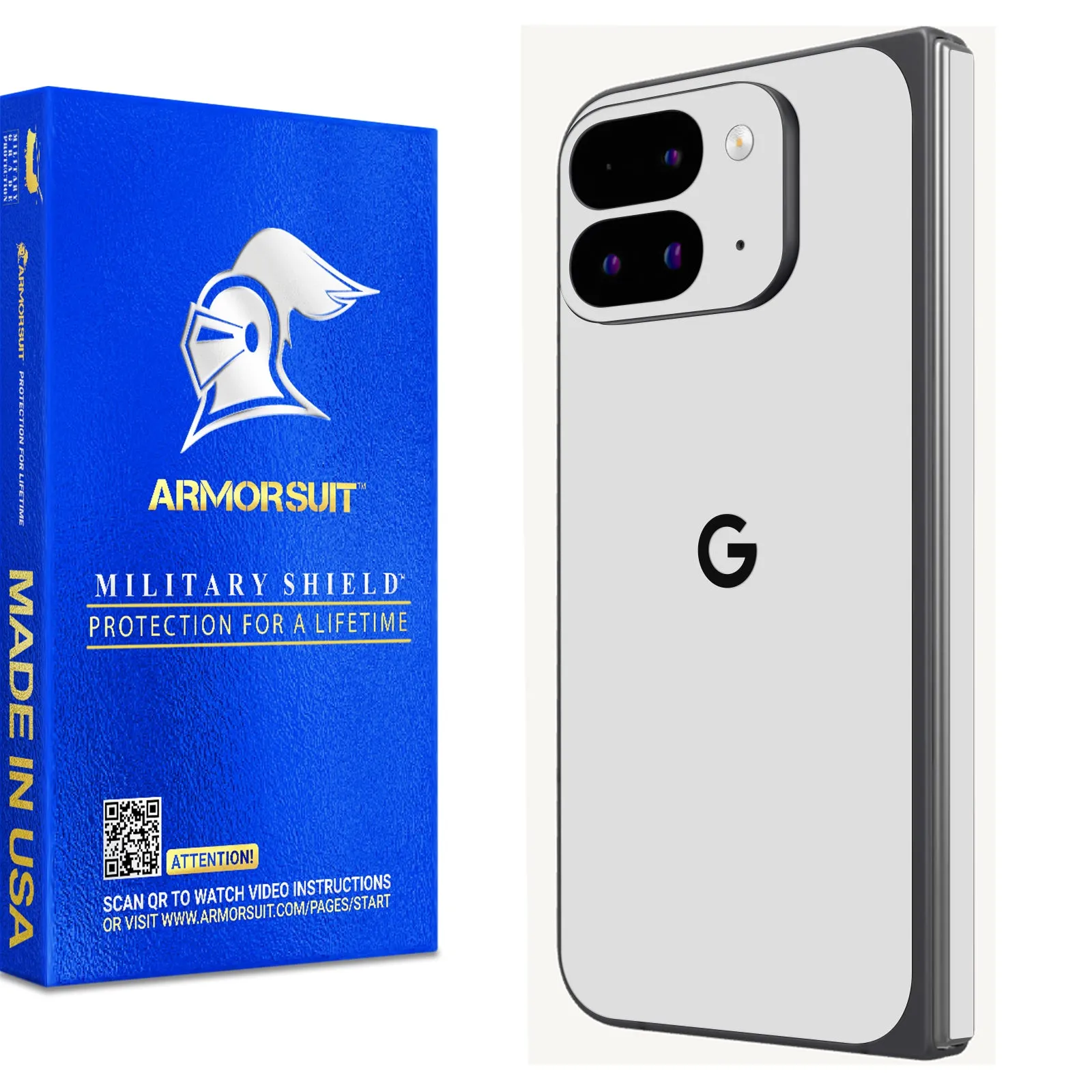 [2 Pack] Armorsuit MilitaryShield Vinyl Skin Wrap Film for Google Pixel 9 Pro Fold