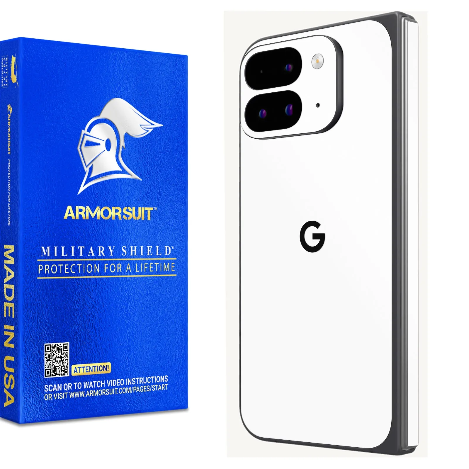 [2 Pack] Armorsuit MilitaryShield Vinyl Skin Wrap Film for Google Pixel 9 Pro Fold