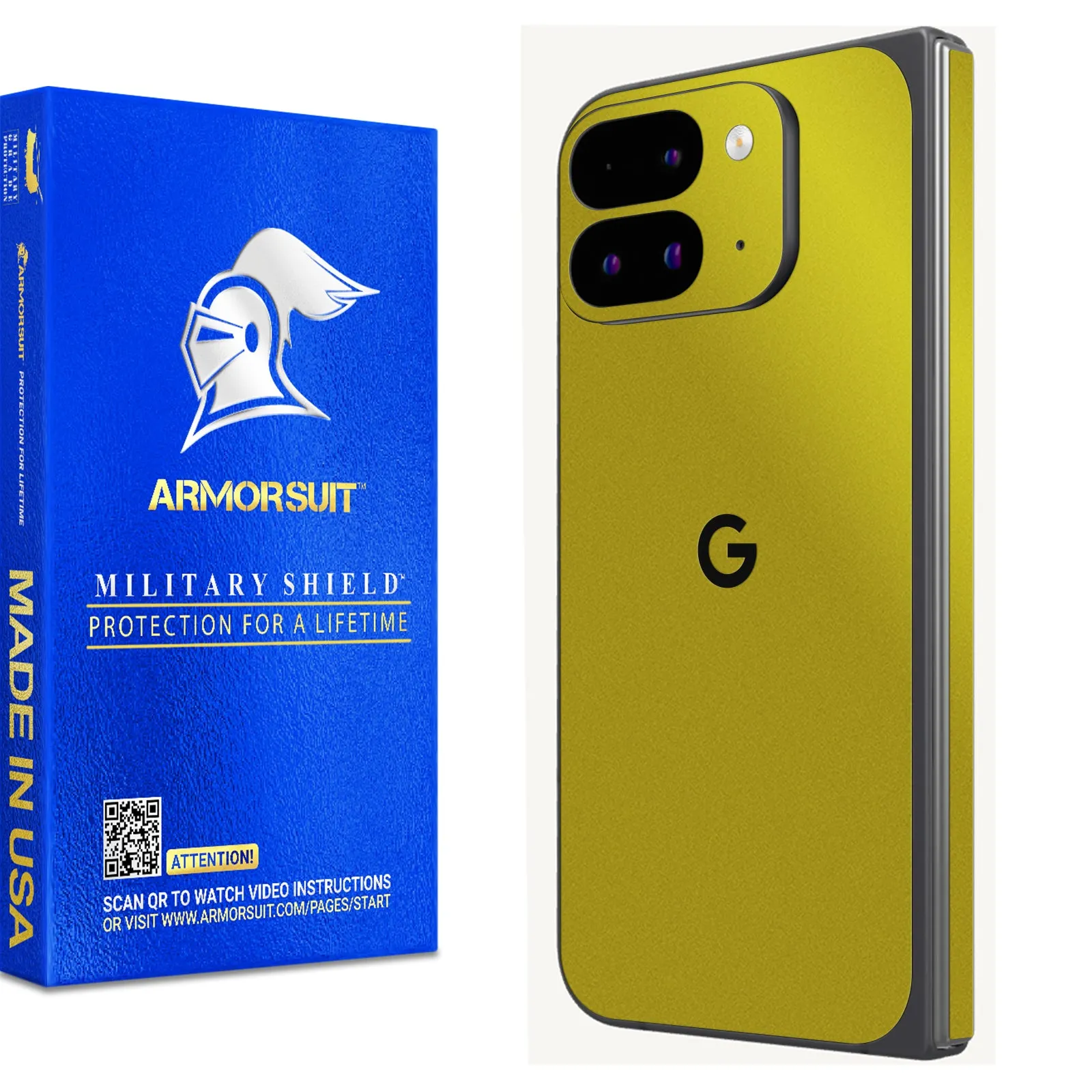 [2 Pack] Armorsuit MilitaryShield Vinyl Skin Wrap Film for Google Pixel 9 Pro Fold