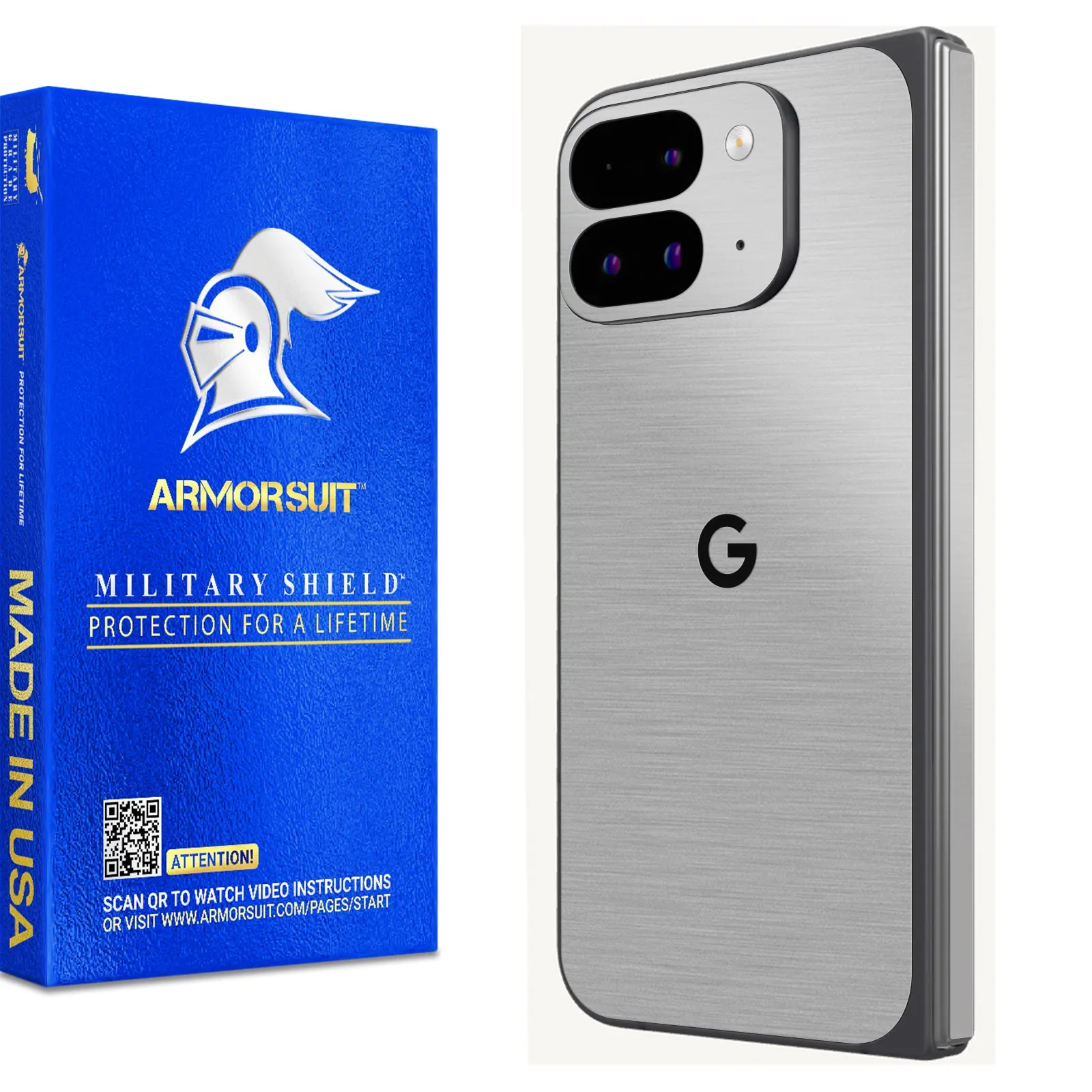 [2 Pack] Armorsuit MilitaryShield Vinyl Skin Wrap Film for Google Pixel 9 Pro Fold