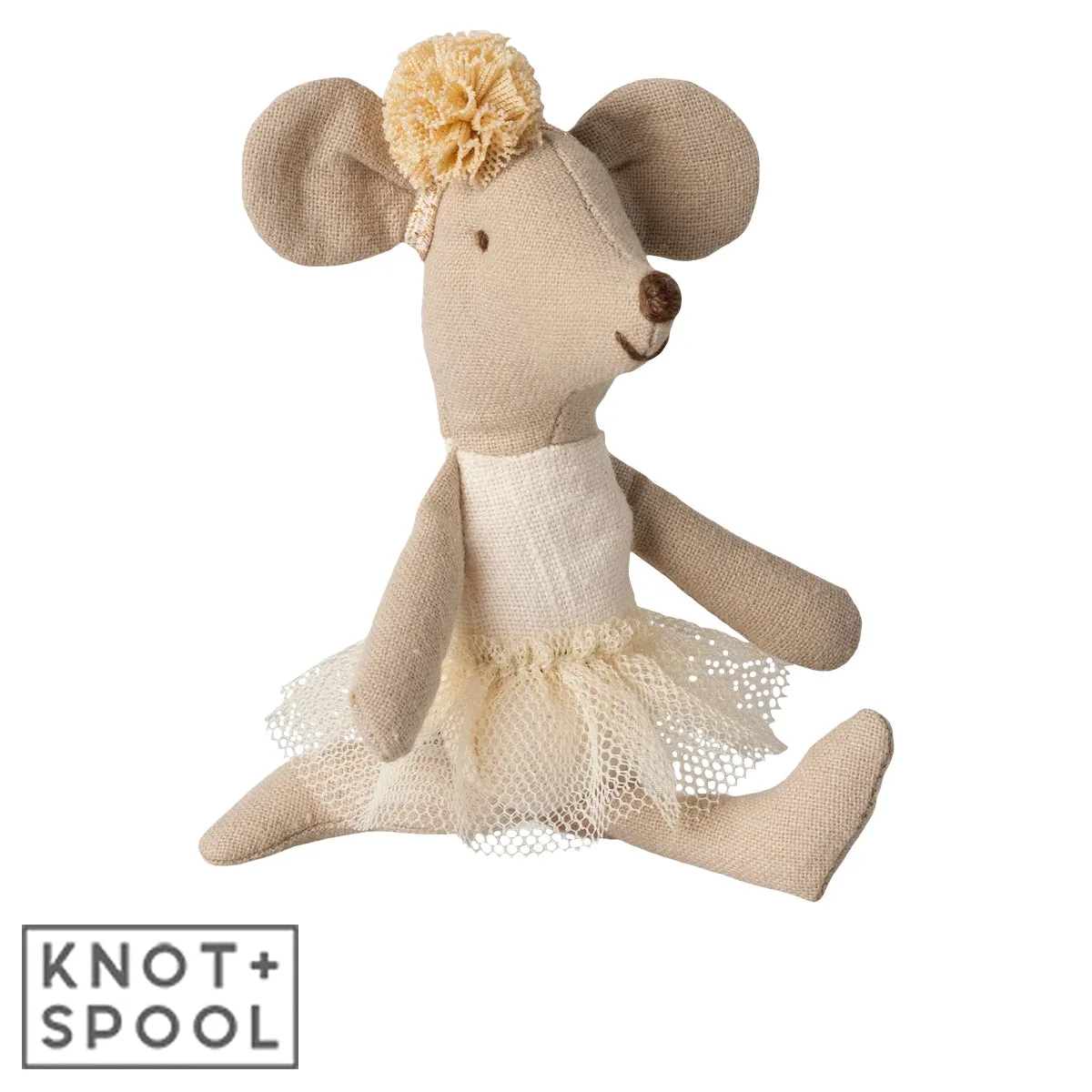 2024 Maileg Little Sister Off-White Ballerina Mouse