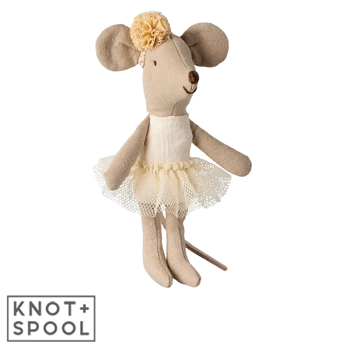 2024 Maileg Little Sister Off-White Ballerina Mouse