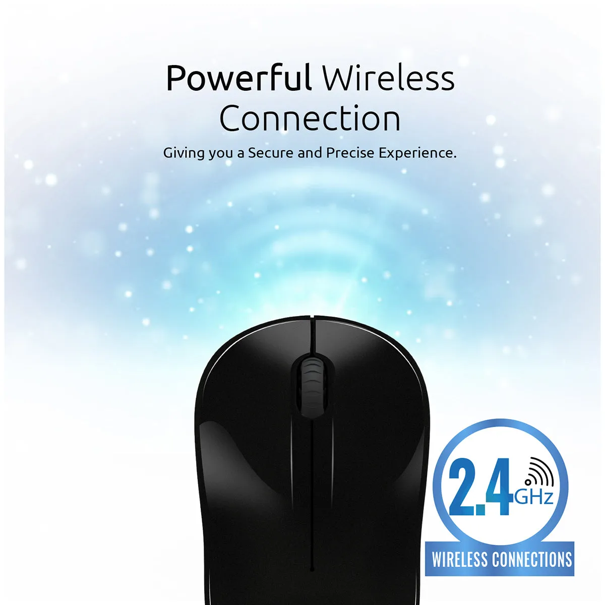 2.4Ghz Wireless Mouse With Nano USB Receiver