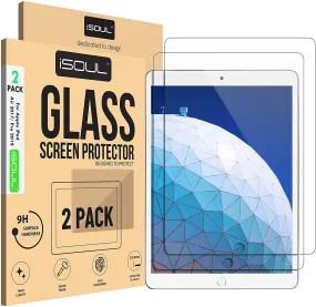 2X iSOUL Screen Protector For Apple iPad Pro (2017) & iPad Air 3 (2019)