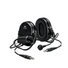 3M™ PELTOR™ SWAT-TAC VI NIB Headset MT20H682BB-19N SV, Dual DL, Black, Backband, 10 ea/Case, Restricted