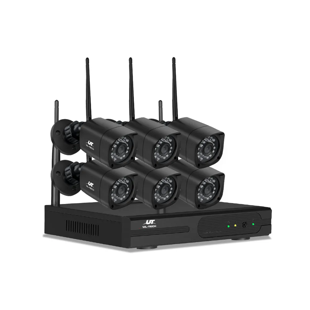 3MP 8CH NVR Wireless Security System, 6Cams, UL-TECH