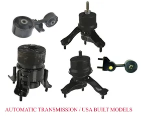 5Pc Engine Mounts for 07-09 Toyota Camry 2.4L USA Built Automatic Transmission