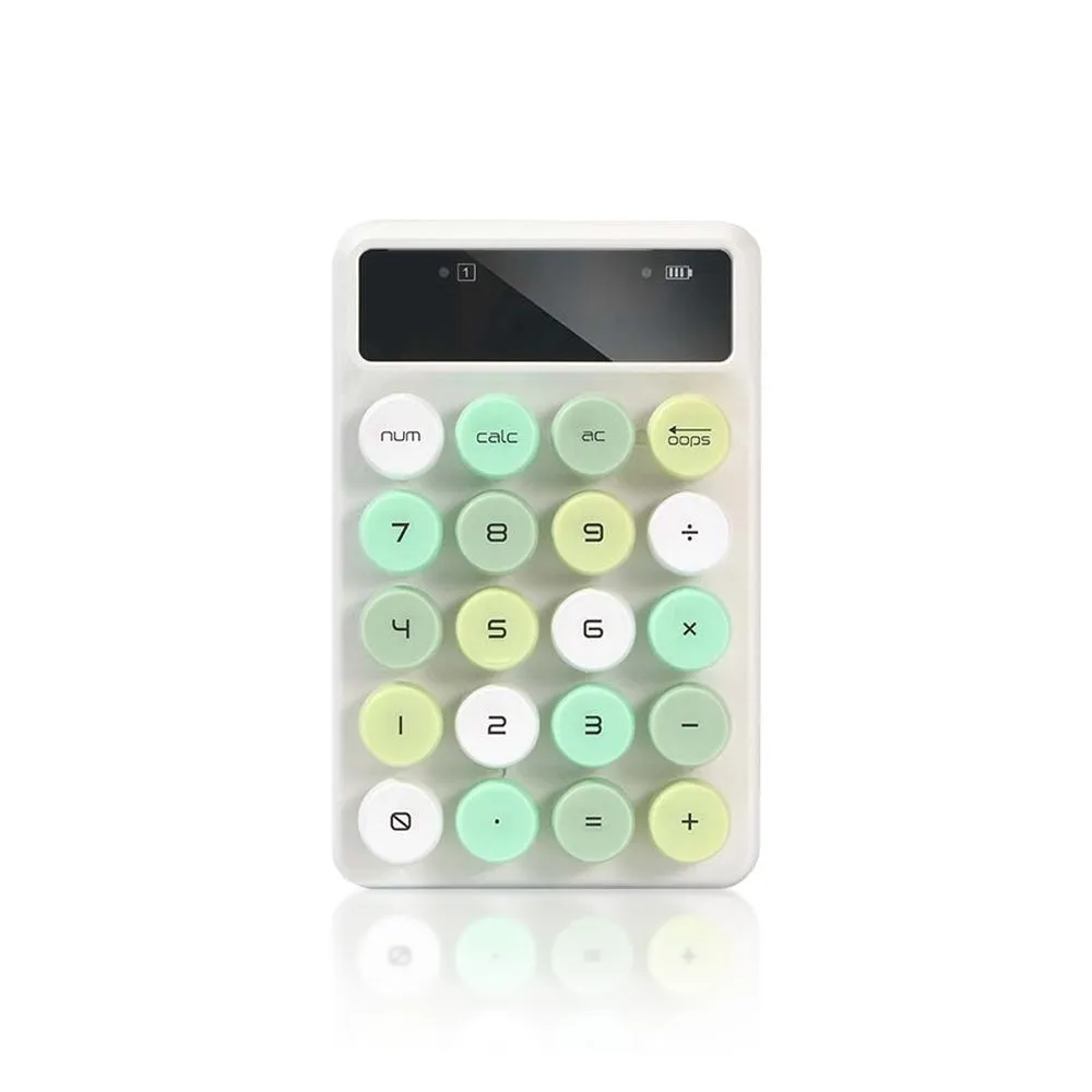 Alcatroz JellyBean Num A3 Bluetooth Number Pad | 2.4G Wireless | Free Rechargeable Battery