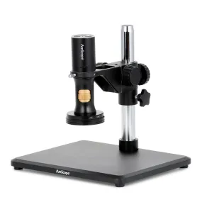 AmScope DM756 Series 1080p HDMI All-in-One Digital Microscope with Zoom Optics on Table Stand