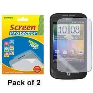 Amzer Kristal Anti-Glare Screen Protector with Cleaning Cloth - Pack of 2