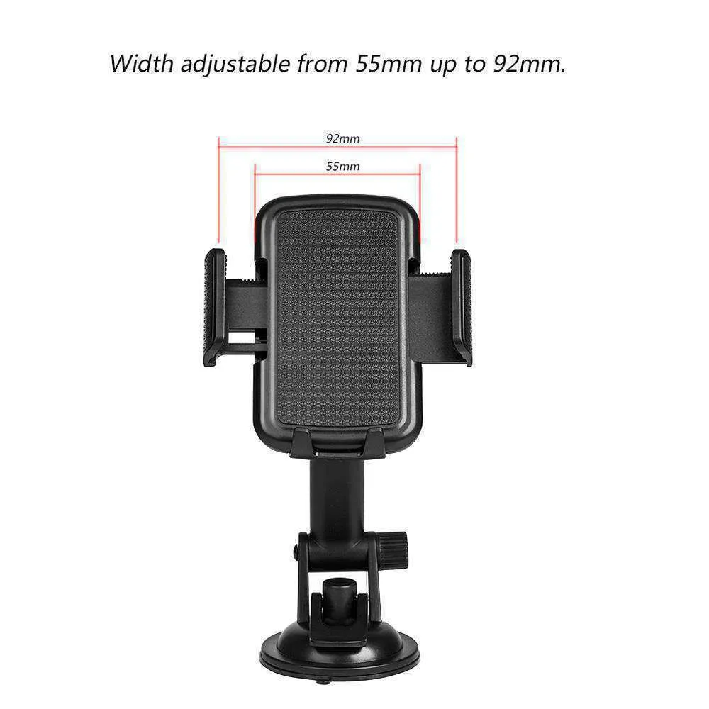 AMZER Universal Dash, Windshield Car Mount Phone Holder With Adjustable Extension Arm