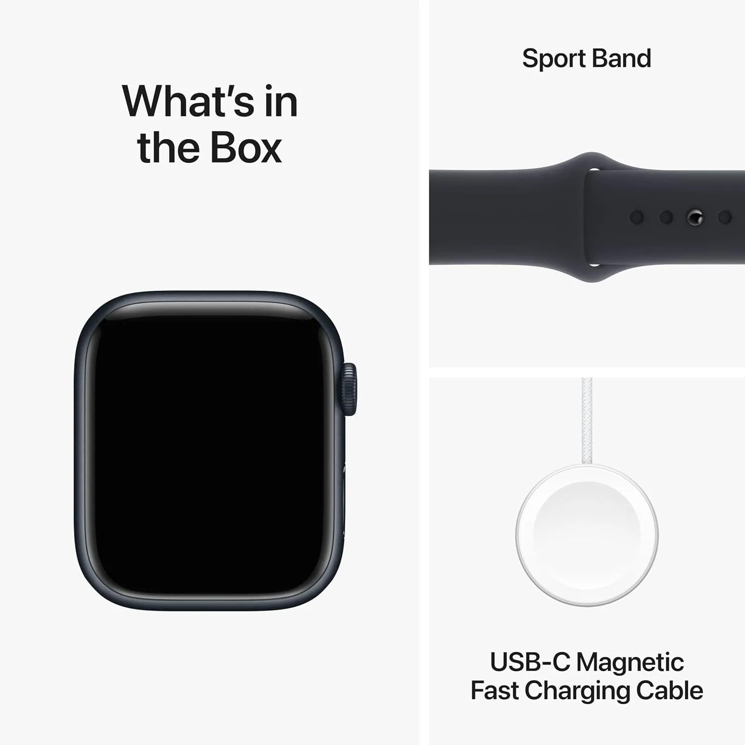 Apple Watch Series 9 [GPS   Cellular 45mm] Smartwatch with Midnight Aluminium Case with Midnight Sport Band M/L