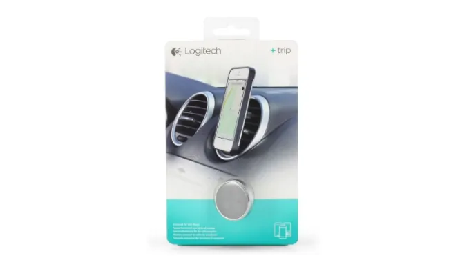 As low as $2.49 EACH! - Logitech  Trip One-Touch Smartphone Air-vent Magnetic Car Mount Phone Holder - (Bulk Packaging - New) Ships Quick!