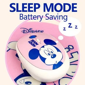 ★Authentic★Disney Mickey Mouse Multi Pairing Wireless Silent Mouse★Noiseless Button/ Slim Design